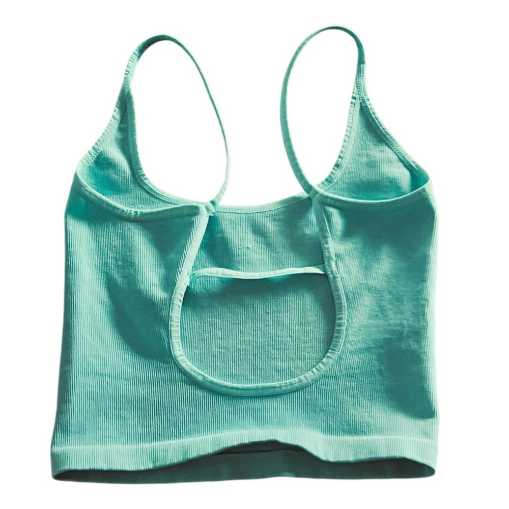 Free People Movement Tighten Up Low Back Tank Top XS/S Light Green NWOT